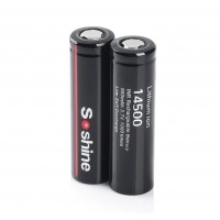 AA 14500 Soshine 3.7V 900mAh Punjiva Ravna Li-Ion Baterija